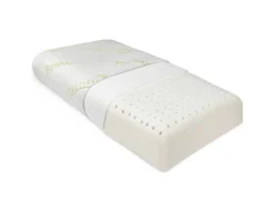 Beautissu BeauErgo BN Memory Foam Nackenstützkissen Bambus 65x40x14