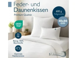 Beautissu BeauNuit FK Kopfkissen 40x80cm Weiß