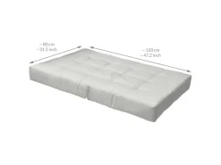 Beautissu ECO Elements Palettenkissen Sitz + Rücken Hellgrau 2tlg
