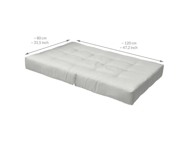 Beautissu ECO Elements Palettenkissen Sitz + Rücken Hellgrau 2tlg