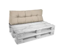 Beautissu ECO Style Palettenkissen Rücken 120x40x10cm Natur