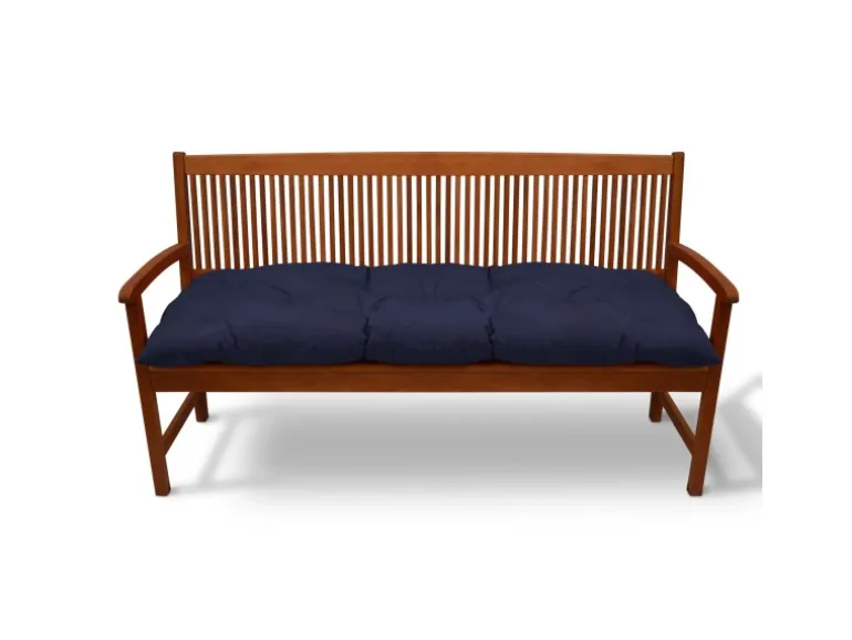 Beautissu Flair BK Bankpolster 150x50x8cm Dunkelblau