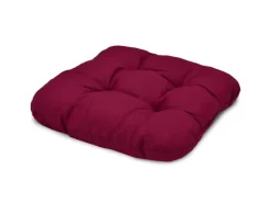 Beautissu Lisa Stuhlkissen 40x40x8cm Rot 4tlg