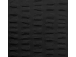 Beautissu Meline Bettbezug 135x200cm + Kissenbezug 40x80cm Schwarz Seersucker 2tlg