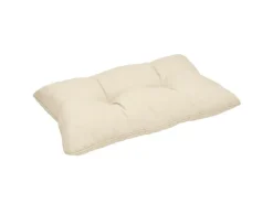 Beautissu Xluna Loungekissen Rücken 60x40x12cm Natur
