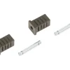 Befestigungs-Set Stift und Vierkantrohrhülse