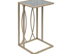 Beistelltisch Blush Bordeaux Eckig 54 cm x 30 cm x 30 cm Gold