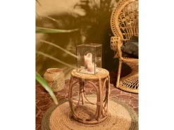Beistelltisch Safari Lodge Rund 45 cm x Ø 45 cm Natur