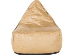 Beliani Sitzsack DROP Goldbraun 75x63x73