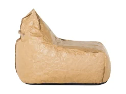 Beliani Sitzsack DROP Goldbraun 75x63x73