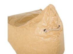 Beliani Sitzsack DROP Goldbraun 75x63x73