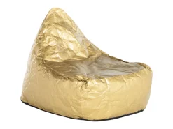 Beliani Sitzsack DROP Gold 75x63x73