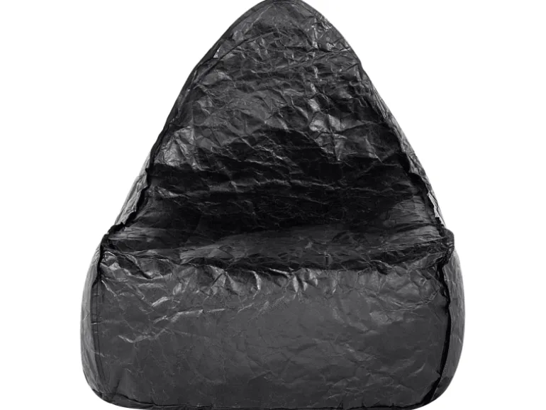Beliani Sitzsack DROP Schwarz 75x63x73
