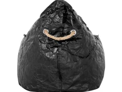 Beliani Sitzsack DROP Schwarz 75x63x73