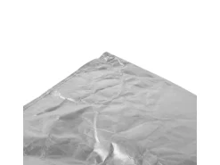 Beliani Sitzsack DROP Silber 75x63x73