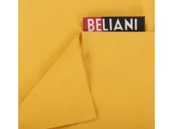 Beliani Sitzsack FUZZY Gelb 180x230x20
