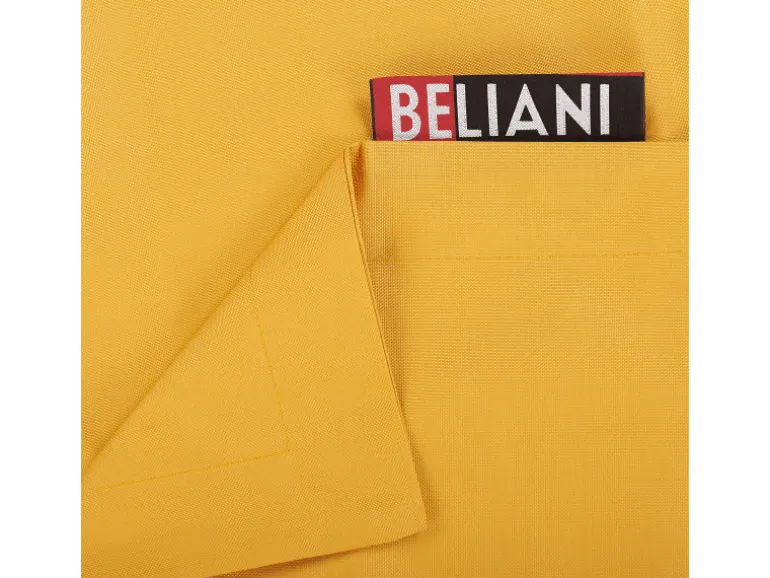 Beliani Sitzsack FUZZY Gelb 180x230x20