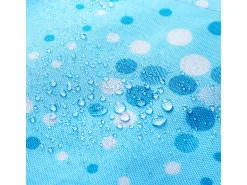 Beliani Sitzsack FUZZY Hellblau 140x180x20