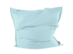 Beliani Sitzsack FUZZY Hellblau 180x230x20