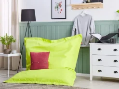 Beliani Sitzsack FUZZY Limettengrün 140x180x20