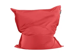Beliani Sitzsack FUZZY Rot 140x180x20