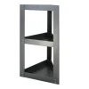 Bellissa Pflanzregal Triangolo Dreieckig Anthrazit-Metallic 71cm x 35cm x 35cm