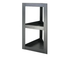 Bellissa Pflanzregal Triangolo Dreieckig Anthrazit-Metallic 71cm x 35cm x 35cm