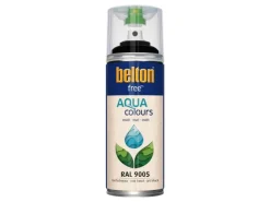 Belton Free AQUAcolours Buntlack RAL 9005 Tiefschwarz matt 400 ml
