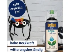 Belton Free AQUAcolours Buntlack RAL 9005 Tiefschwarz matt 400 ml