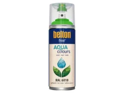 Belton Free AQUAcolours Buntlack RAL 6018 Gelbgrün matt 400 ml