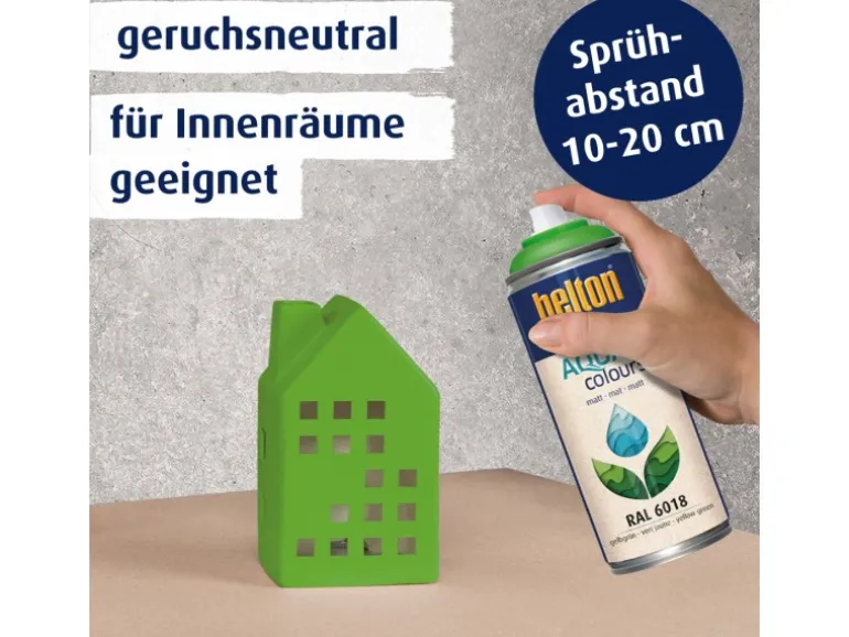 Belton Free AQUAcolours Buntlack RAL 6018 Gelbgrün matt 400 ml