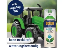 Belton Free AQUAcolours Buntlack RAL 6018 Gelbgrün matt 400 ml