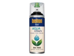 Belton Free AQUAcolours Buntlack RAL 9005 Tiefschwarz hochglänzend 400 ml
