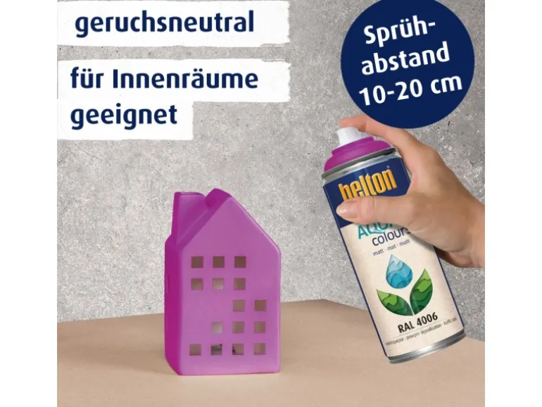 Belton Free AQUAcolours Buntlack RAL 4006 Verkehrspurpur matt 400 ml