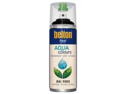 Belton Free AQUAcolours Buntlack RAL 9005 Tiefschwarz seidenglänzend 400 ml