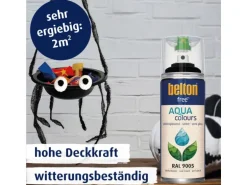 Belton Free AQUAcolours Buntlack RAL 9005 Tiefschwarz seidenglänzend 400 ml