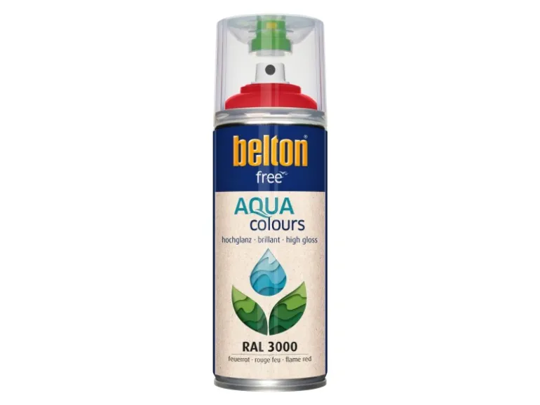 Belton Free AQUAcolours Buntlack RAL 3000 Feuerrot hochglänzend 400 ml