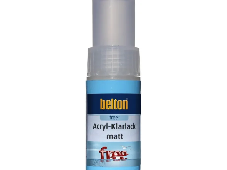 Belton Free AQUAcolours Lackstift Transparent matt 9 ml