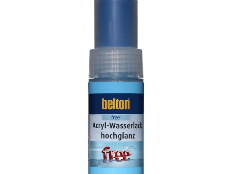 Belton Free AQUAcolours Lackstift RAL 5010 Enzianblau hochglänzend 9 ml