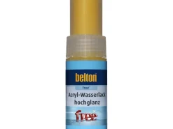 Belton Free AQUAcolours Lackstift RAL 1021 Rapsgelb hochglänzend 9 ml