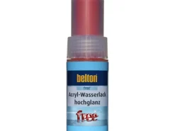 Belton Free AQUAcolours Lackstift RAL 3000 Feuerrot hochglänzend 9 ml
