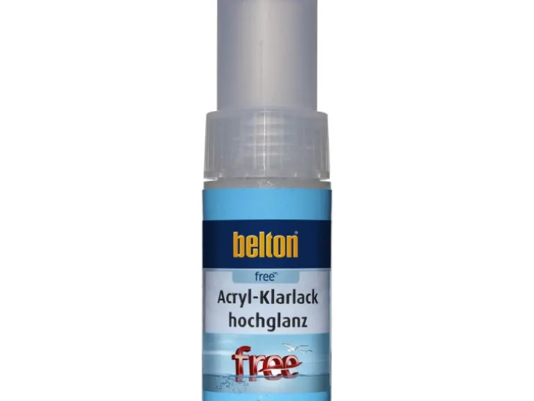 Belton Free AQUAcolours Lackstift Transparent hochglänzend 9 ml