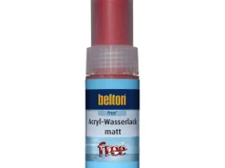 Belton Free AQUAcolours Lackstift RAL 3000 Feuerrot matt 9 ml
