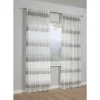 Bennetti Schal mit Gardinenband Etamine Grau 245 x 140 cm
