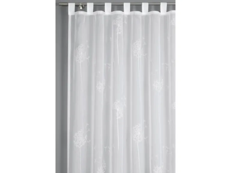 Bennetti Schlaufenschal Voile-Flock Weiß 140 x 245 cm