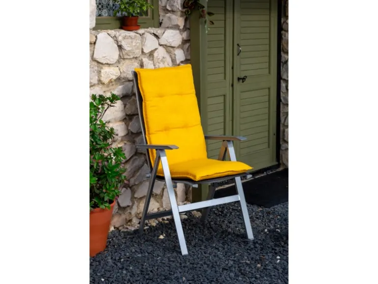 Beo Hochlehner-Saumkissen Brovine Barcelona 120 cm x 50 cm x 6 cm Senf