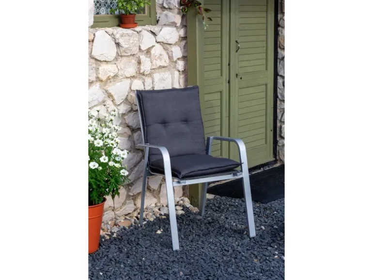 Beo Niedriglehner-Saumkissen Belsch Barcelona 103 cm x 50 cm x 6 cm Anthrazit
