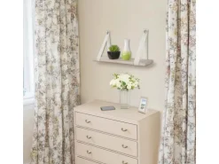 BERLINLODGE Wandregal HxBxT 27x50x13cm Hängeregal Regal Shabby-Look Vintage Naturfarben