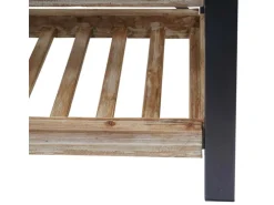 BERLINLODGE Weinregal Für 40 Flaschen Zubehör Und Gläser HxBxT 189x114x39cm Massivholz Flaschenregal Flaschenhalter Barschrank Weinständer