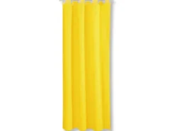 Bestgoodies Dekoschal Ellen Ösen Blickdicht 140 cm x 245 cm Gelb 2er Pack